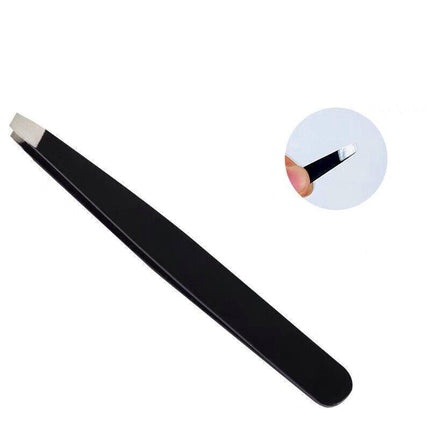 3PCS/Set Eyebrow Trimming Eyelash Brush Folding Tweezer Portable Makeup Tools AU - Aimall