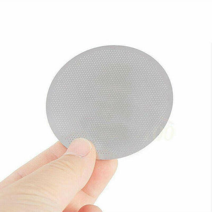 61mm Metal Stainless Steel Fine Coffee Filter Mesh Compatible With AeroPress AU - Aimall
