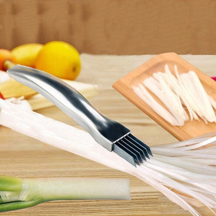 Stainless Steel Vegetable Fruit Onion Slicer Shredder Knife Cutter Kitchen AU - Aimall