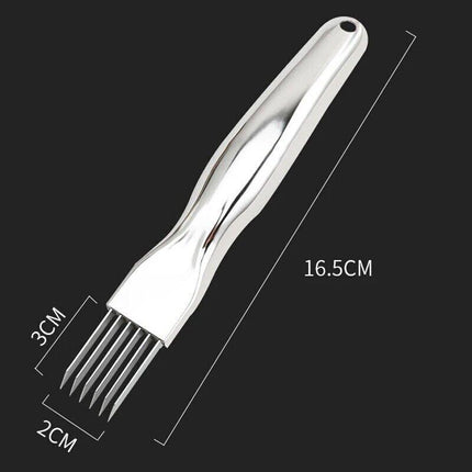 Stainless Steel Vegetable Fruit Onion Slicer Shredder Knife Cutter Kitchen AU - Aimall
