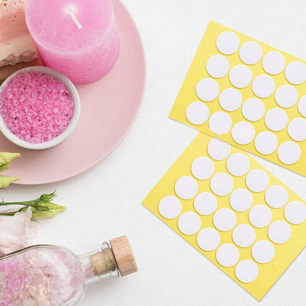 100 /200 Pcs Candle Wick Stickers Heat Resistance DIY Candle Making Double-Sided - Aimall