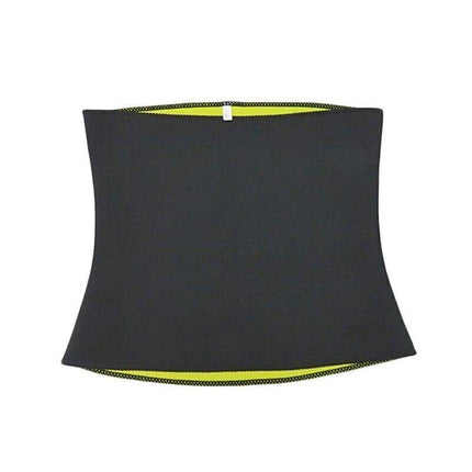 Hot Fit Body Shaper Slimming Belt Waist Trainer Tummy Trimmer Sweat Fat Burn Oz Aimall