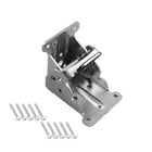 4*90 Degree Folding Table Leg Brackets Self Lock Foldable Hinge DIY Heavy Load - Aimall