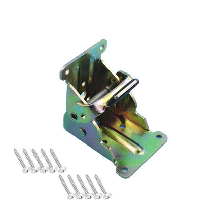 4*90 Degree Folding Table Leg Brackets Self Lock Foldable Hinge DIY Heavy Load - Aimall