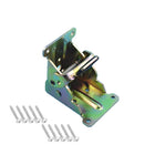 4*90 Degree Folding Table Leg Brackets Self Lock Foldable Hinge DIY Heavy Load - Aimall