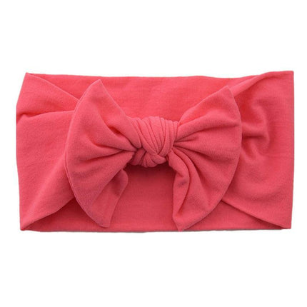 Baby Bow Headband Girl Infant Toddler Newborn Soft Knot Turban Hair Head Wrap AU - Aimall