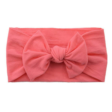 Baby Bow Headband Girl Infant Toddler Newborn Soft Knot Turban Hair Head Wrap AU - Aimall