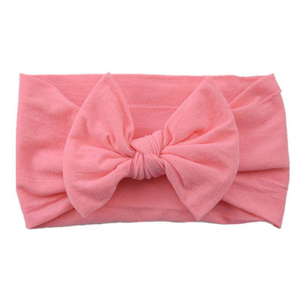 Baby Bow Headband Girl Infant Toddler Newborn Soft Knot Turban Hair Head Wrap AU - Aimall