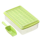 55 Grids Ice Cube Tray Mould with Lid and Storage Box Scoop Set Maker Ice Cube - Aimall
