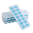 4PCS Ice Cube Tray with Lid Easy Release Silicone Mould 14 Cubes Container Mold - Aimall