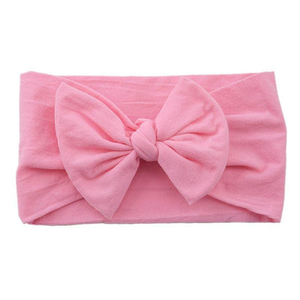 Baby Bow Headband Girl Infant Toddler Newborn Soft Knot Turban Hair Head Wrap AU - Aimall