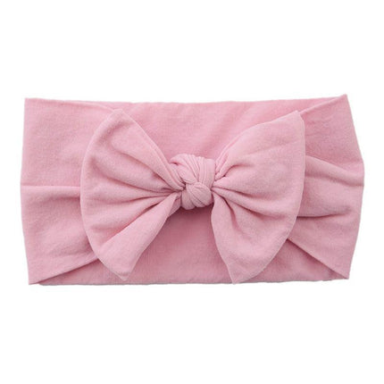 Baby Bow Headband Girl Infant Toddler Newborn Soft Knot Turban Hair Head Wrap AU - Aimall