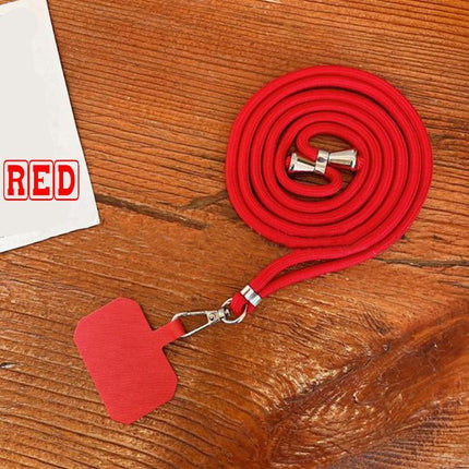 Universal Mobile Phone Lanyard Adjustable Hanging Neck Strap With Patch Fashion - Aimall