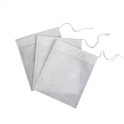 50x Reusable 100% Cotton Muslin Filter Bags Spices Herbs Tea Soup Drawstring AU - Aimall