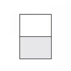 White Glossy 2x1 *20 PCS