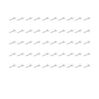 100x Pegboard Hooks Metal Panel Valcano Peg Board hook Steel 50 100 150 200 mm - Aimall