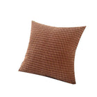 45x45 Plain Solid Colour Cushion Cover Decorative Pillow Case Home Multicoloured - Aimall