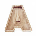 Wooden Piggy Bank Funny Letter/Guitar Coin Saving Money Box Kids Adults Gift A-Z - Aimall
