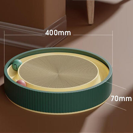 40CM Magic Cat Scratcher bed Pad Toy Accordion Style Folding Lounge Cardboard AU - Aimall