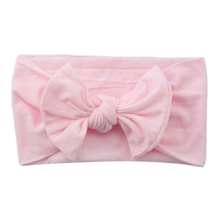 Baby Bow Headband Girl Infant Toddler Newborn Soft Knot Turban Hair Head Wrap AU - Aimall