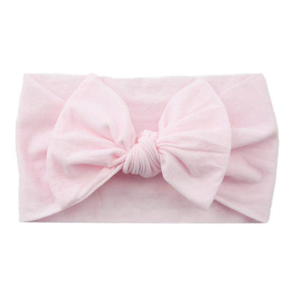 Baby Bow Headband Girl Infant Toddler Newborn Soft Knot Turban Hair Head Wrap AU - Aimall