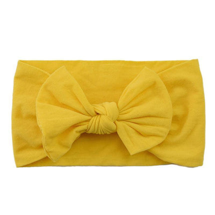 Baby Bow Headband Girl Infant Toddler Newborn Soft Knot Turban Hair Head Wrap AU - Aimall