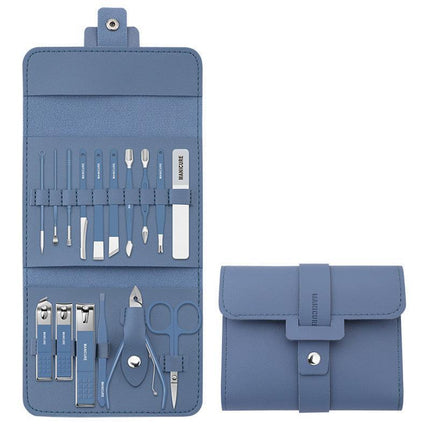 16PCS/Set Tools Pedicure Kit Stainless Steel Nail Grooming Clippers Manicure AU - Aimall