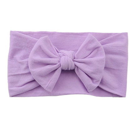 Baby Bow Headband Girl Infant Toddler Newborn Soft Knot Turban Hair Head Wrap AU - Aimall