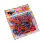 400+pcs Colorful Black Ponytail Holder Elastic Rubber Band Hair Ties Ropes Rings - Aimall