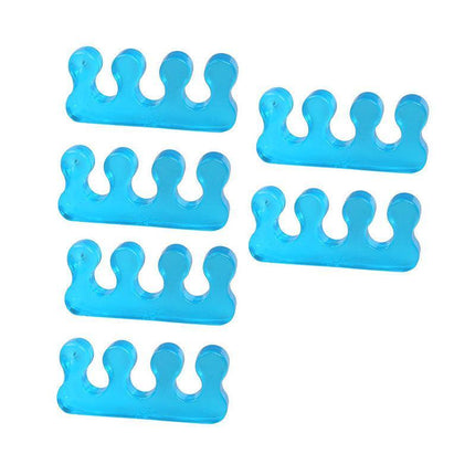 Reusable Soft Silicon Toe Finger Separator Nail Art Pedicure Polish Tool AU - Aimall