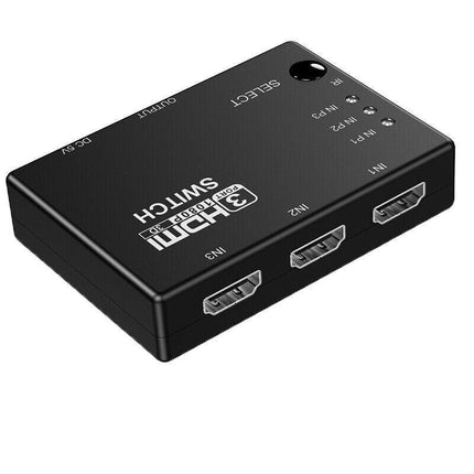 5 Port HDMI Splitter Switch Switcher Hub Box HDTV Ultra HD 4K 60Hz with Remote - Aimall