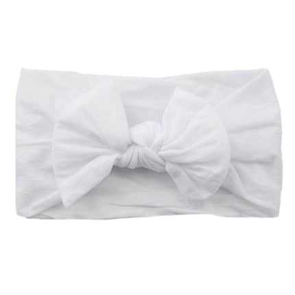 Baby Bow Headband Girl Infant Toddler Newborn Soft Knot Turban Hair Head Wrap AU - Aimall