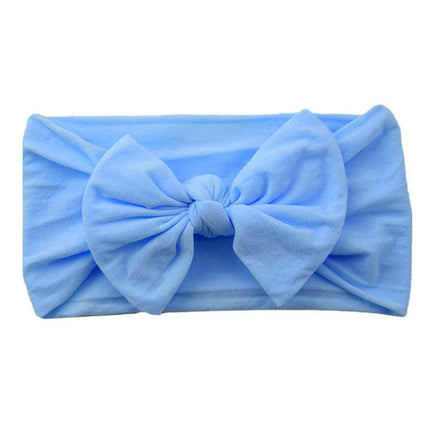 Baby Bow Headband Girl Infant Toddler Newborn Soft Knot Turban Hair Head Wrap AU - Aimall