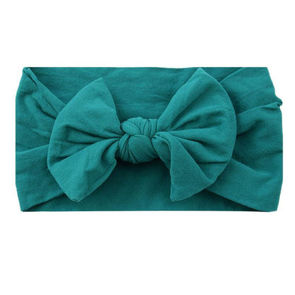 Baby Bow Headband Girl Infant Toddler Newborn Soft Knot Turban Hair Head Wrap AU - Aimall