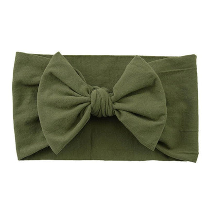 Baby Bow Headband Girl Infant Toddler Newborn Soft Knot Turban Hair Head Wrap AU - Aimall
