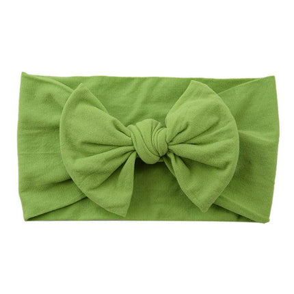 Baby Bow Headband Girl Infant Toddler Newborn Soft Knot Turban Hair Head Wrap AU - Aimall
