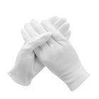 6 Pairs Handling Work Hands Protector Soft Costume Jewellery Cotton White Gloves - Aimall