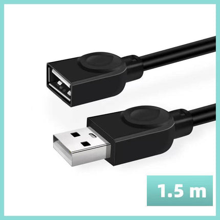 USB Extension Data Cable 2.0 A Male to A Female Long Cord for MacBook & Computer - Aimall