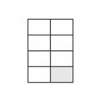White Matte 2x4 *20 PCS