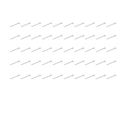 100x Pegboard Hooks Metal Panel Valcano Peg Board hook Steel 50 100 150 200 mm - Aimall
