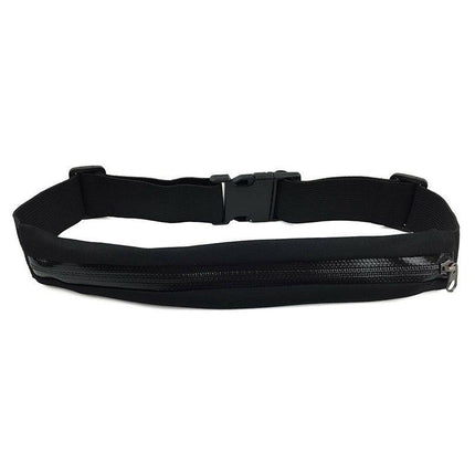 Waist Running Zip Belt Lycra Bum Bag Pocket Hiking Cycling Jogging Cycling Pouch - Aimall