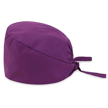 100% Cotton Surgical Scrub Cap Hat Unisex SurgeryTheatre Doctor Nurses Solid AU - Aimall