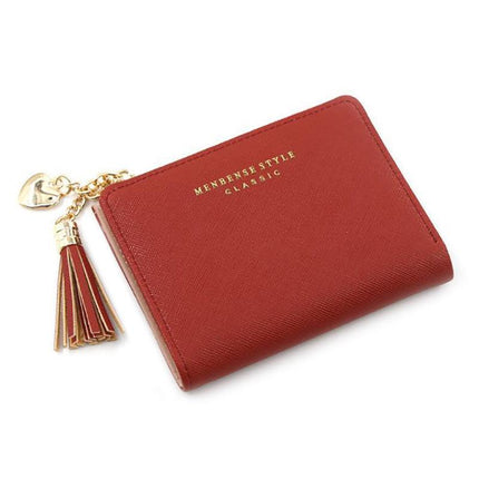 Women Wallet Short Small Coin Purse Ladies Folding Card Card Holder Leather AU - Aimall
