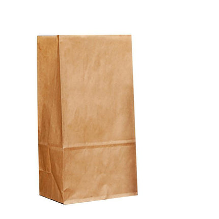 Brown Kraft Paper Bags Take Away Food Lolly Grocery Buffet Craft Gift Market Bag - Aimall