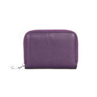 Women Zip Leather Wallet Card Holder Blocking Coin Purse Pouch Short Wallet RFID - Aimall