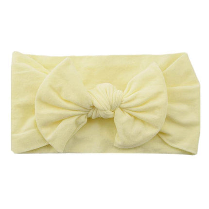 Baby Bow Headband Girl Infant Toddler Newborn Soft Knot Turban Hair Head Wrap AU - Aimall