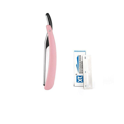 Old Shaver Razor Eyebrow Knife Folding Manual Shaver Holder Home Salon Tool AU - Aimall