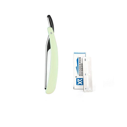 Old Shaver Razor Eyebrow Knife Folding Manual Shaver Holder Home Salon Tool AU - Aimall