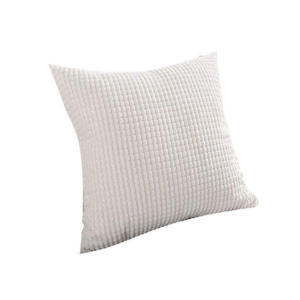 45x45 Plain Solid Colour Cushion Cover Decorative Pillow Case Home Multicoloured - Aimall