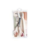 White (Eyebrow Razor + Scissor)